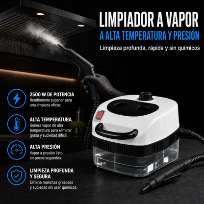 🚨¡PROMOCIONES DE AGOSTO YA DISPONIBLES! LIMPIADOR A VAPOR 2500W🧼